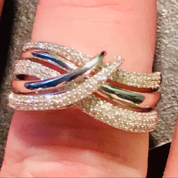 ❌❌❌SOLD❌❌❌❌FINAL PRICE 👛👛 NWOT 1.02 CTW GENUINE WHITE DIAMOND  RING - Picture 2 of 8